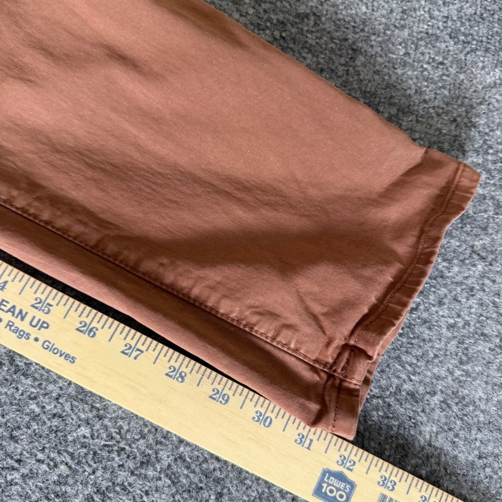Mavi Zach Straight Leg Pants Mens 32x32 Rust Cotton Stretch Casual Chino Denim - Picture 6 of 9
